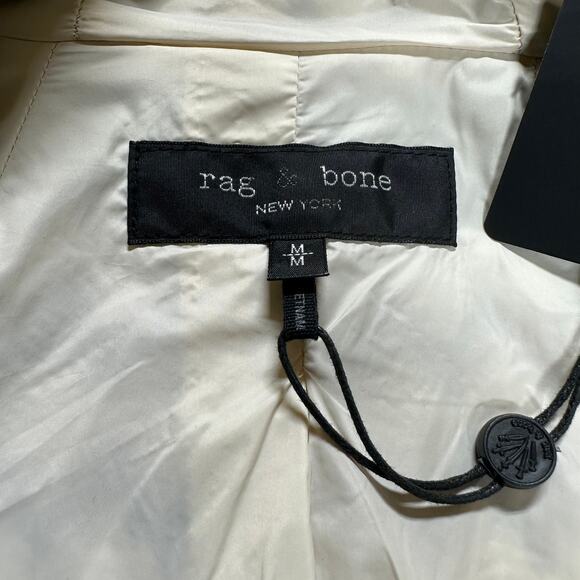 Rag & Bone NWT Fair Isle Sherpa Hoodie Size M Full Zip Side Pockets Drawstring - Picture 5 of 10